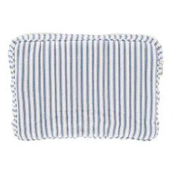Bon Dep Oppbevaring|Pouch Big Ticking Stripe Blue