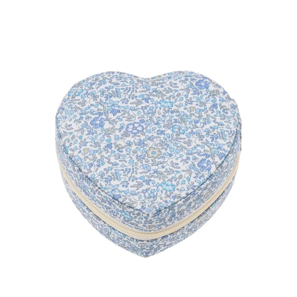 Bon Dep Oppbevaring|Smykkeskrin|Smykkeskrin Heart Liberty Katie & Millie Light blue
