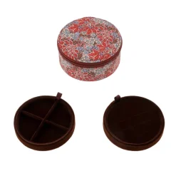 Bon Dep Oppbevaring|Smykkeskrin|Smykkeskrin Round Liberty Aubrey Forest Rust