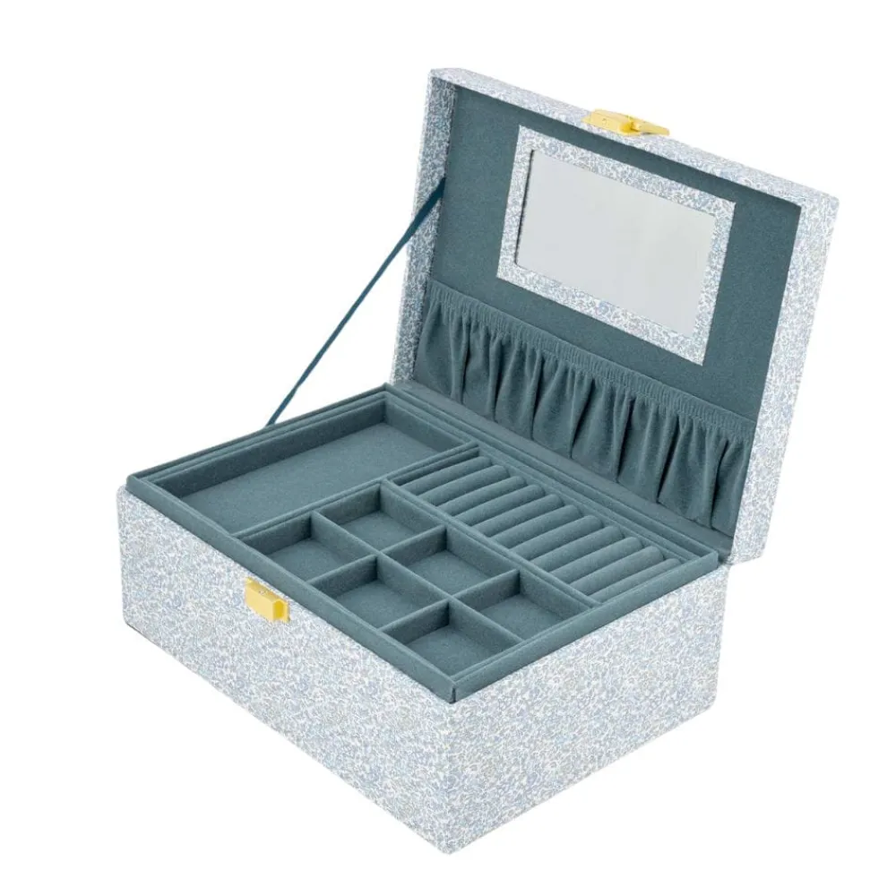 Bon Dep Smykkeskrin|Oppbevaring|Smykkeskrin Square Liberty Katie & Millie Light Blue