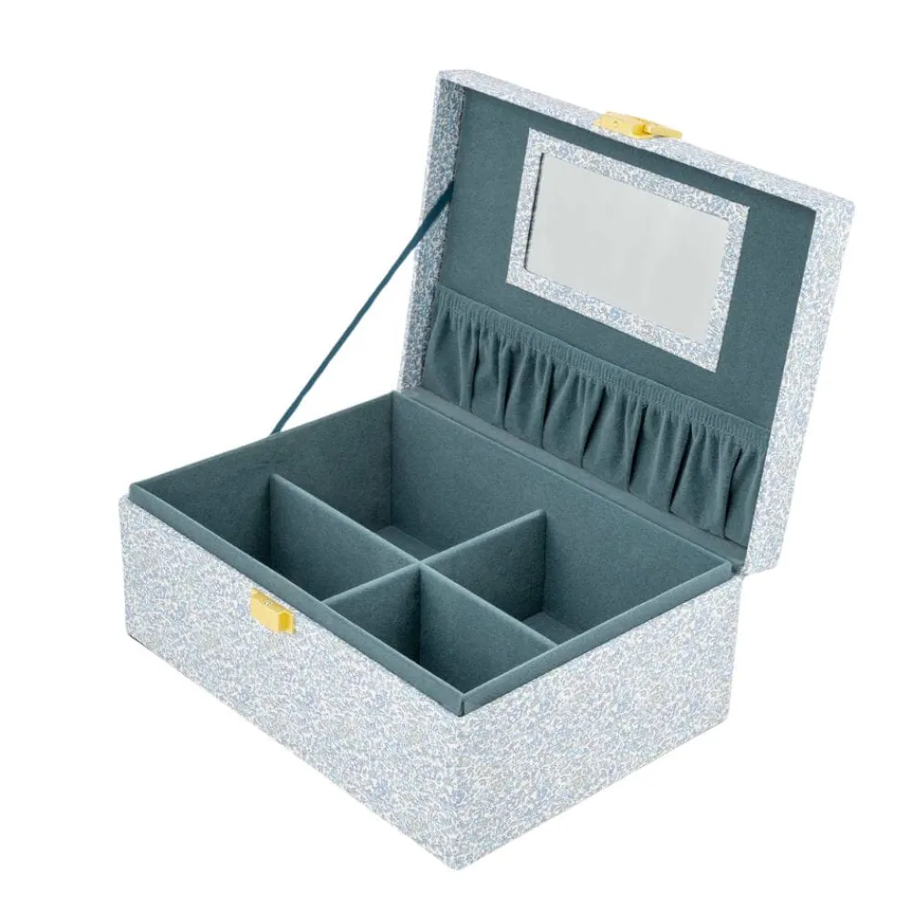 Bon Dep Smykkeskrin|Oppbevaring|Smykkeskrin Square Liberty Katie & Millie Light Blue