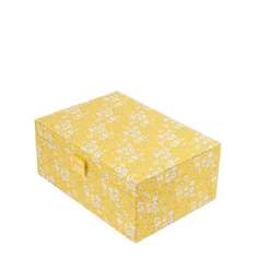 Bon Dep Oppbevaring|Smykkeskrin|Smykkeskrin Square Liberty Capel Yellow