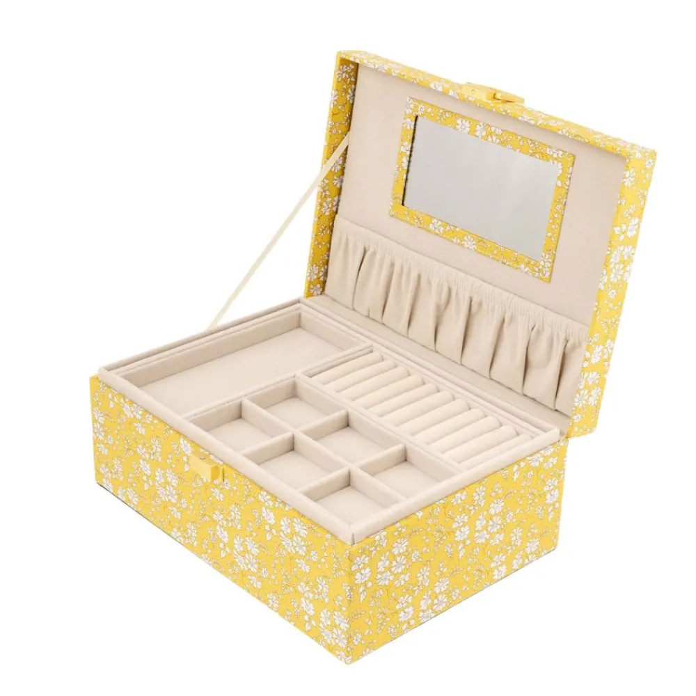 Bon Dep Oppbevaring|Smykkeskrin|Smykkeskrin Square Liberty Capel Yellow