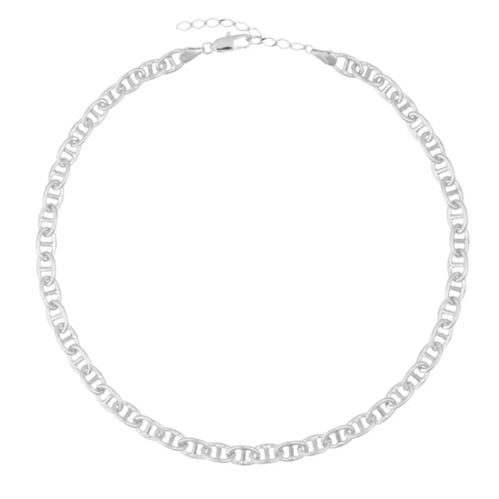 Caroline Svedbom Kjeder|Betty Chain Necklace Rhodium
