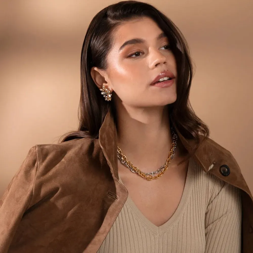 Caroline Svedbom Kjeder|Betty Chain Necklace Rhodium