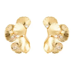 Caroline Svedbom Øredobber|Malva Earrings Gold Crystal