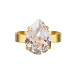 Caroline Svedbom Ringer|Mini Drop Ring | Crystal