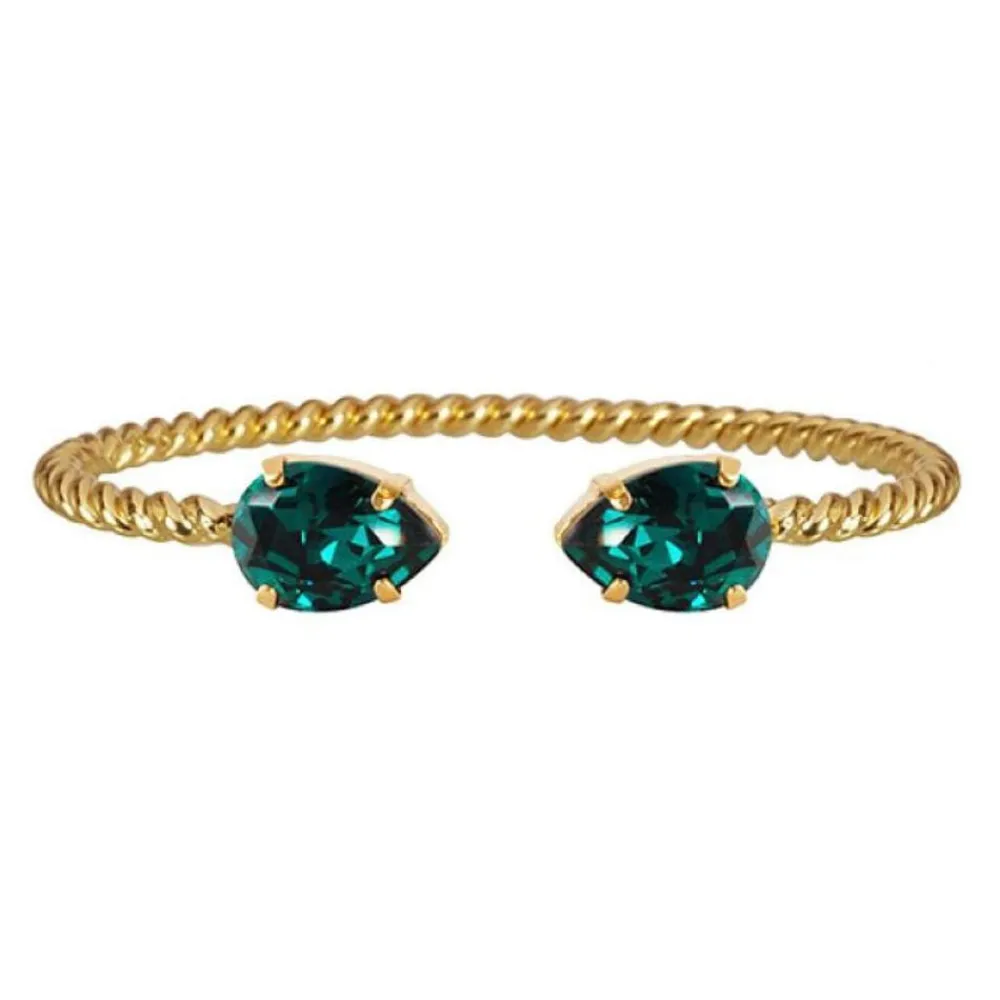 Caroline Svedbom Armbånd|Mini Drop Bracelet | Emerald