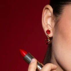 Caroline Svedbom Øredobber|Mini Drop Earrings Gold Light Siam