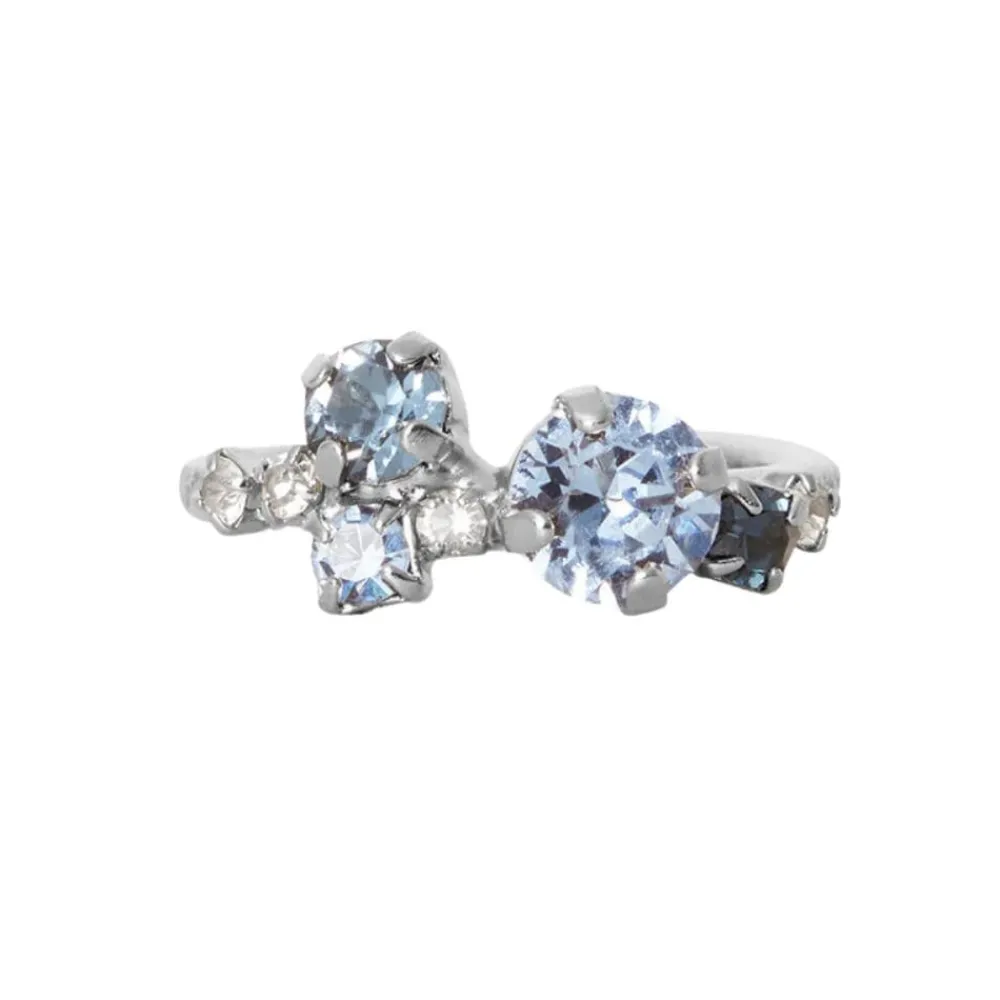 Caroline Svedbom Ringer|Stardust Ring Rhodium Blue Combo