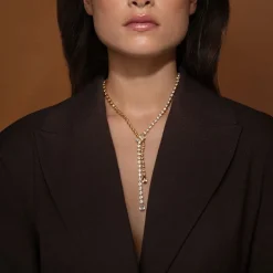 Caroline Svedbom Kjeder|Yvette Necklace Gold Topaz Combo