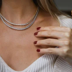 Caroline Svedbom Kjeder|Zara Necklace | Crystal Gold