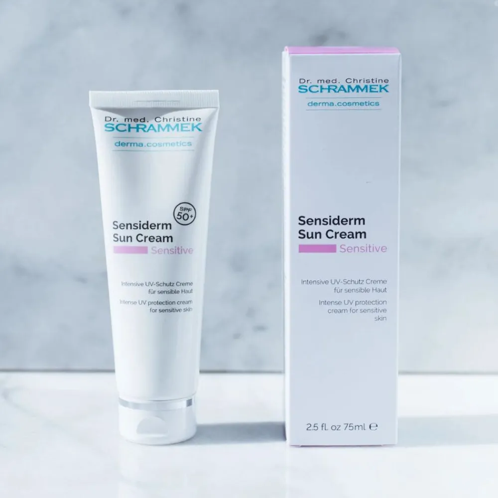 Dr. Schrammek Sol Og Selvbruning|Ansiktskrem|Sensitive Sensiderm Sun Cream SPF 50