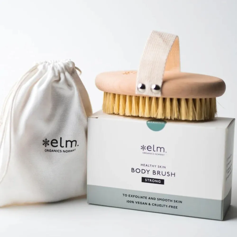 Elm Organics Gravid Og Ammende|Produktkit|elm. Body Brush Strong