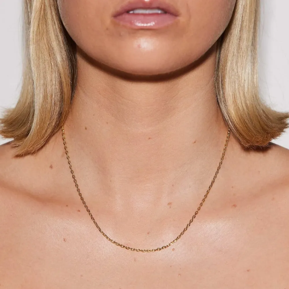 Emilia by Bon Dep Kjeder|Emilia - Gold Necklace 45 cm