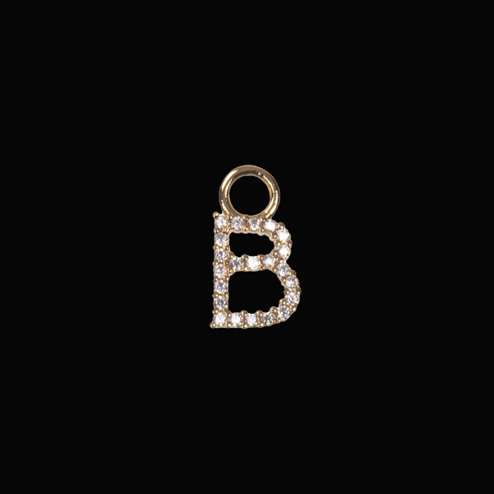 Emilia by Bon Dep Charms|Emilia - Letter Charm B