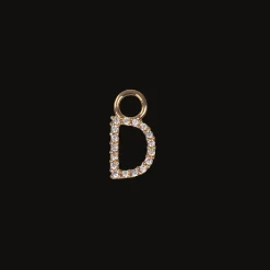 Emilia by Bon Dep Charms|Emilia - Letter Charm D