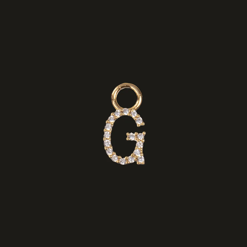 Emilia by Bon Dep Charms|Emilia - Letter Charm G