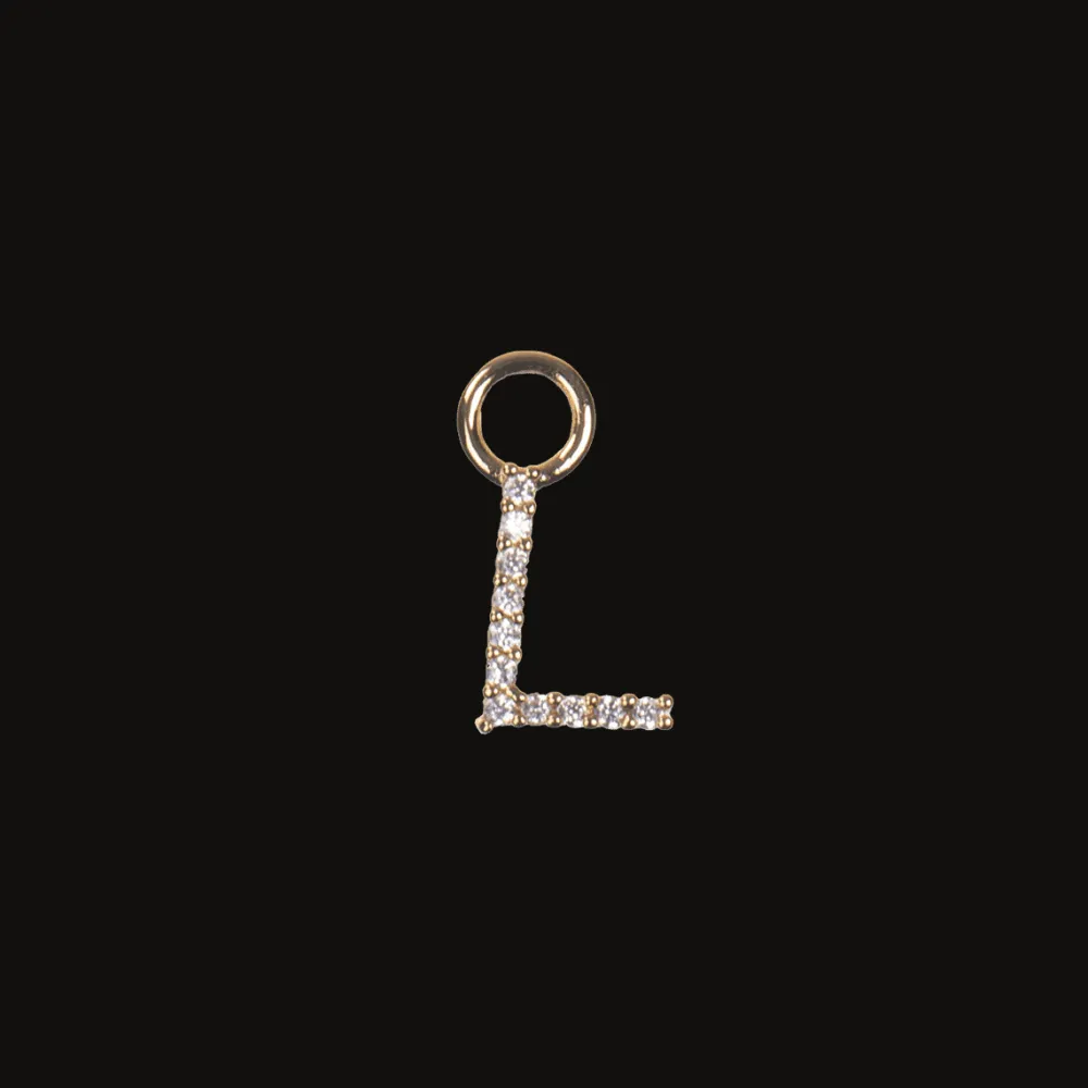 Emilia by Bon Dep Charms|Emilia - Letter Charm L
