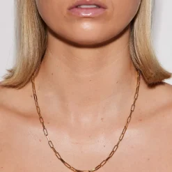 Emilia by Bon Dep Kjeder|Emilia - Thick Chain Necklace 50 cm