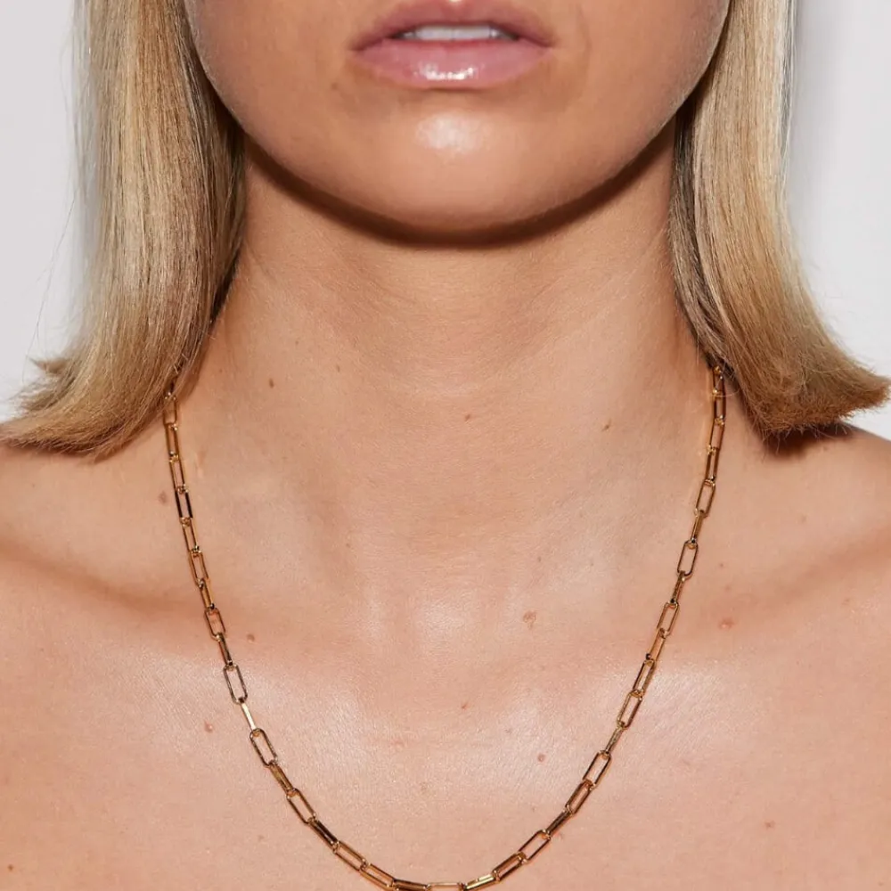 Emilia by Bon Dep Kjeder|Emilia - Thick Chain Necklace 50 cm