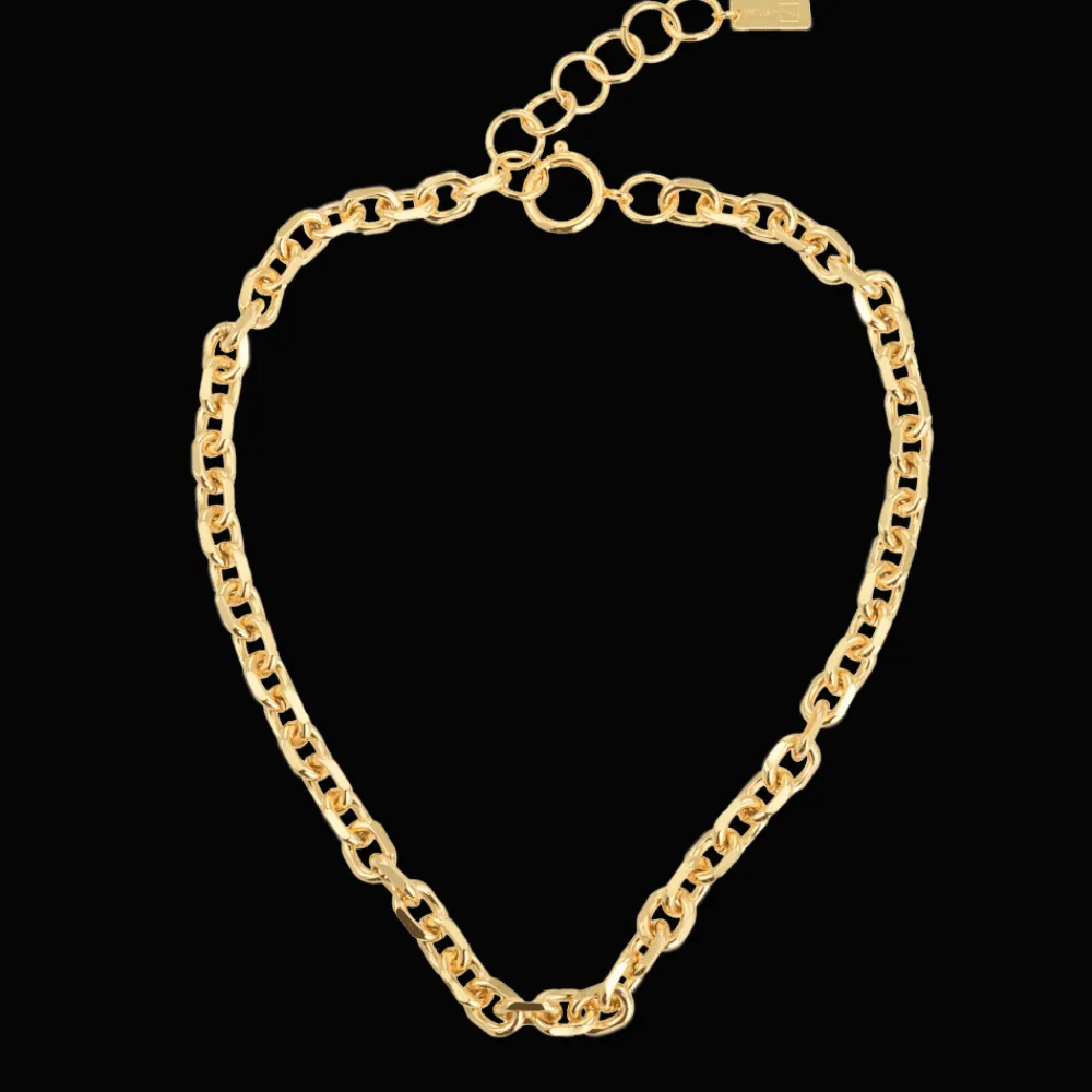 Emilia by Bon Dep Kjeder|Emilia Angeled Chain Necklace 40 cm