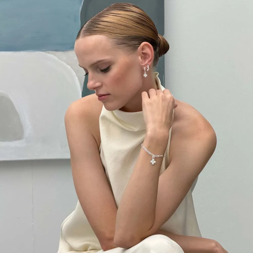 Emilia by Bon Dep Connector|Emilia Connector Silver 2