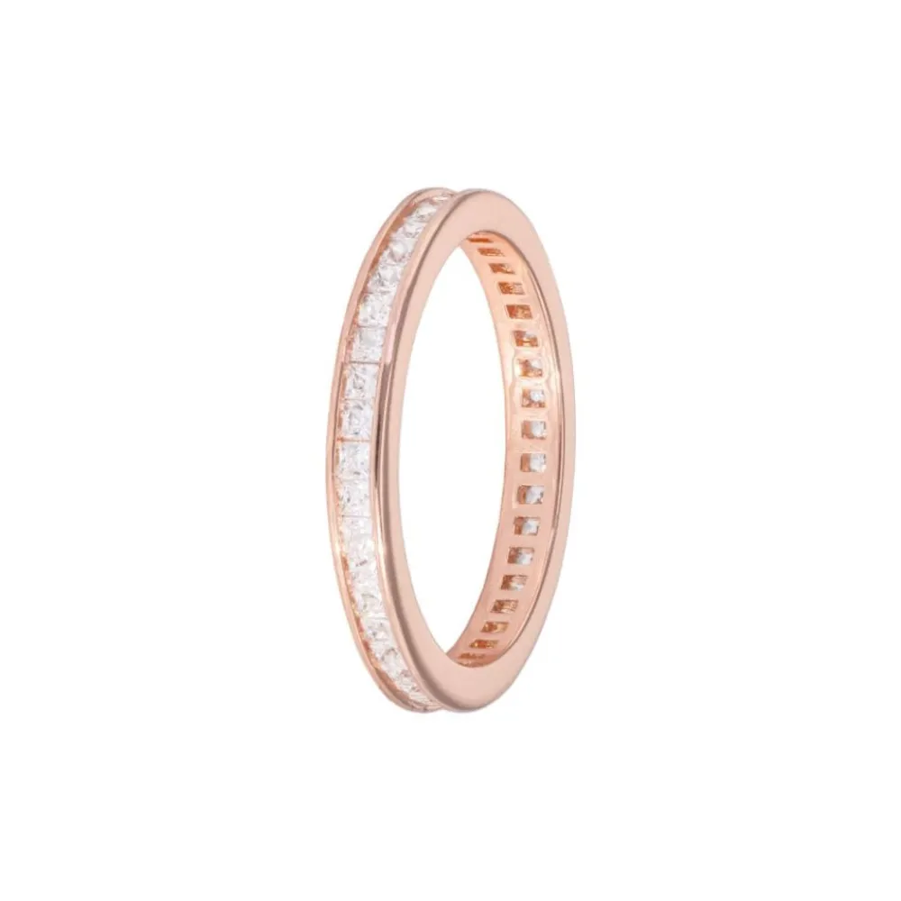 Emilia by Bon Dep Ringer|Emilia Eternity Ring Square Rose