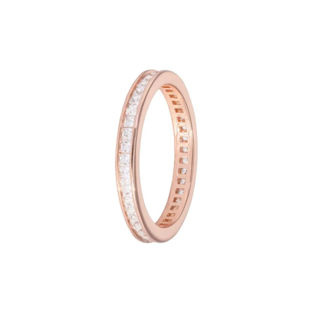 Emilia by Bon Dep Ringer|Emilia Eternity Ring Square Rose
