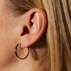 Emilia by Bon Dep Øredobber|Emilia Gold Hoops