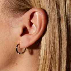 Emilia by Bon Dep Øredobber|Emilia Gold Hoops