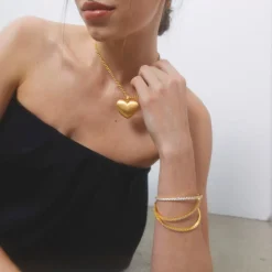 Emilia by Bon Dep Armbånd|Emilia Luna Bangle White