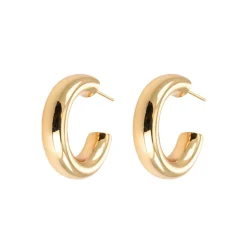 Emilia by Bon Dep Øredobber|Emilia Medium Chunky Hoops