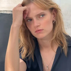 Emilia by Bon Dep Connector|Emilia Necklace Connector Silver