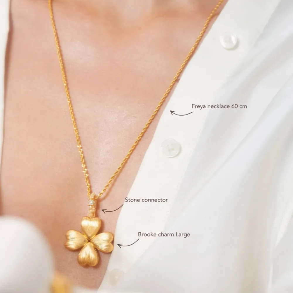 Emilia by Bon Dep Connector|Emilia Stone Connector