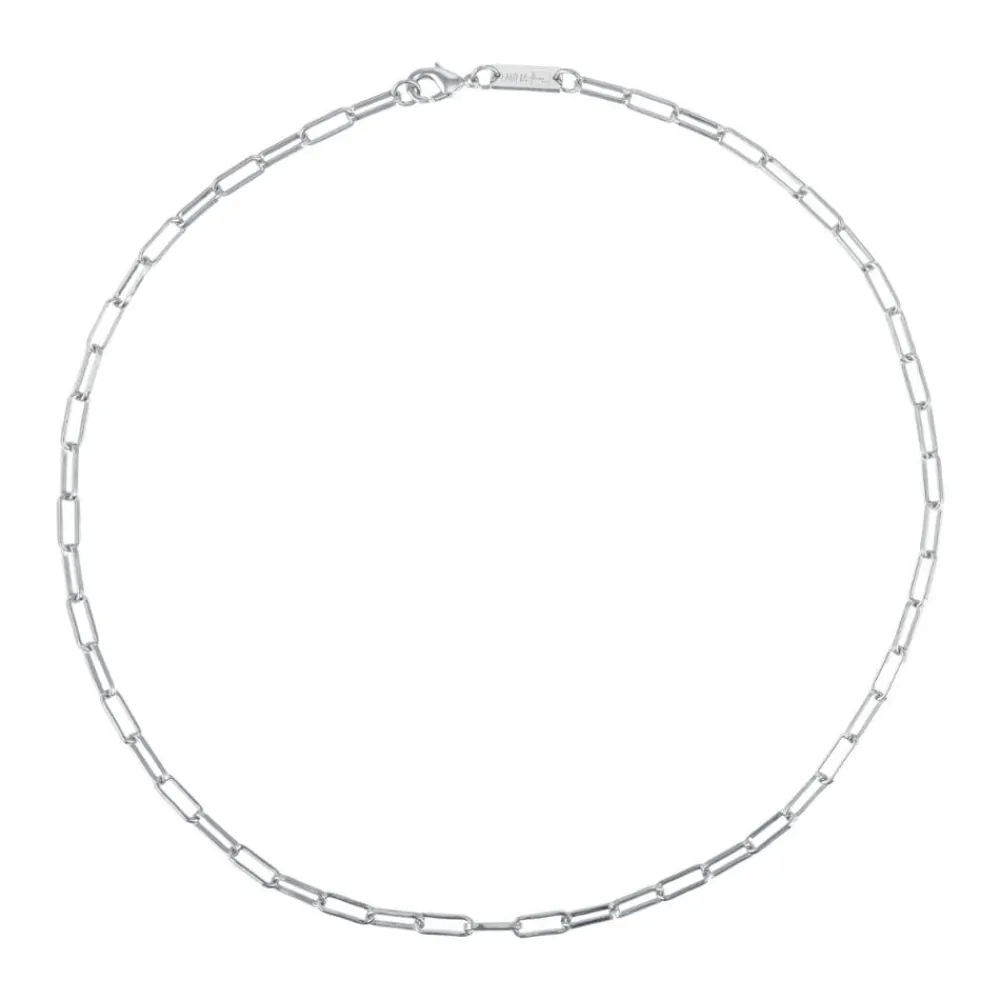 Emilia by Bon Dep Kjeder|Emilia Thick Chain Necklace 45 cm Silver