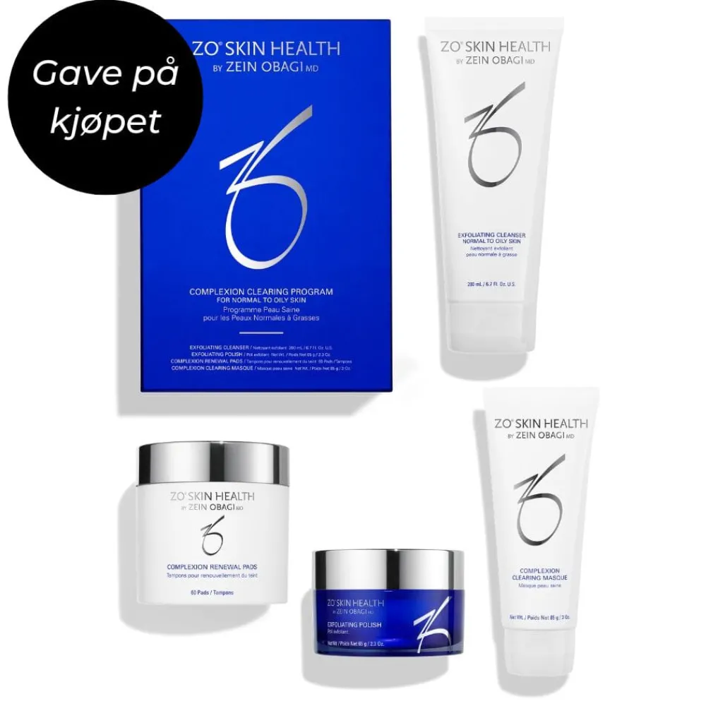 ZO Skin Health Hudpleie|Produktkit|KAMPANJE ZO Complexion Clearing Program-Få med gave