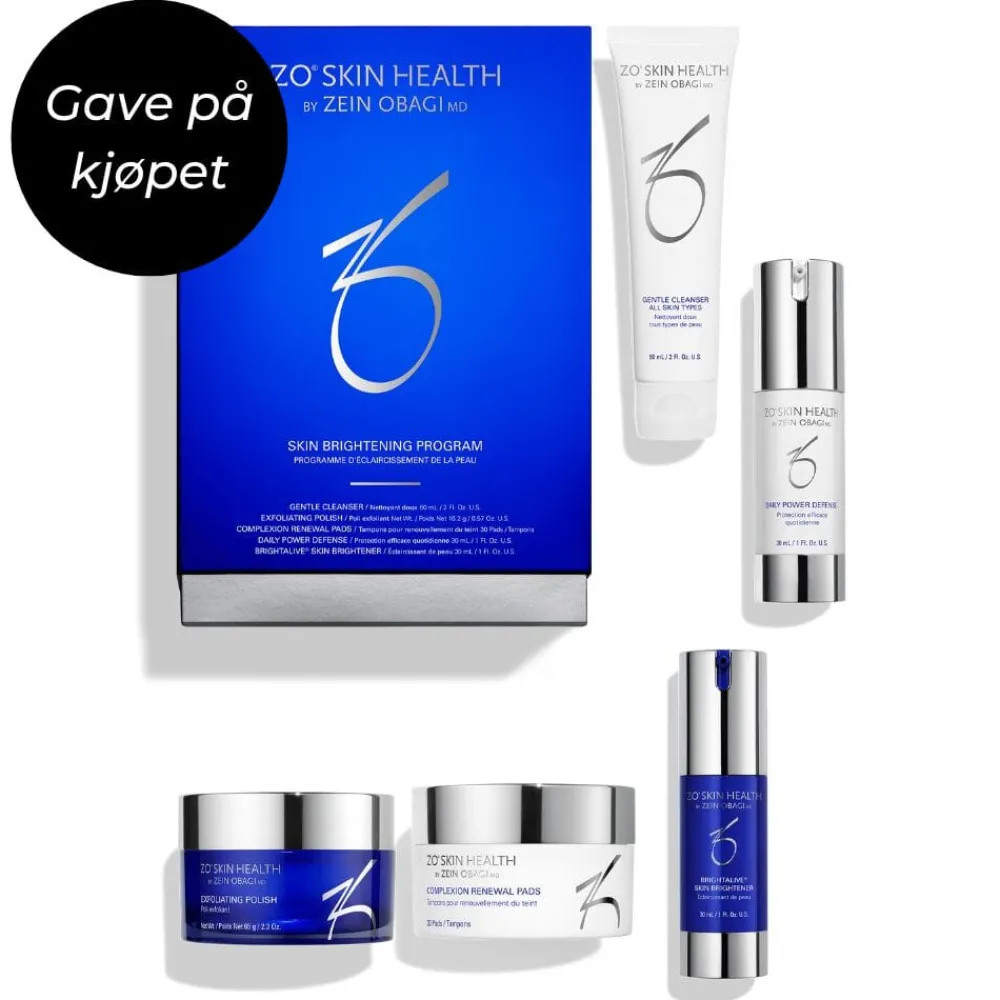 ZO Skin Health Produktkit|KAMPANJE ZO Skin Brightening Program-Få med gave