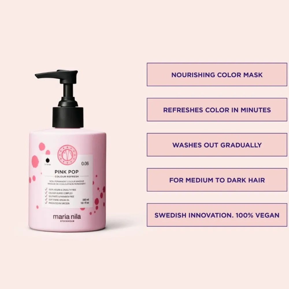 Maria Nila Hårpleie|Colour Refresh Pink Pop 0,06