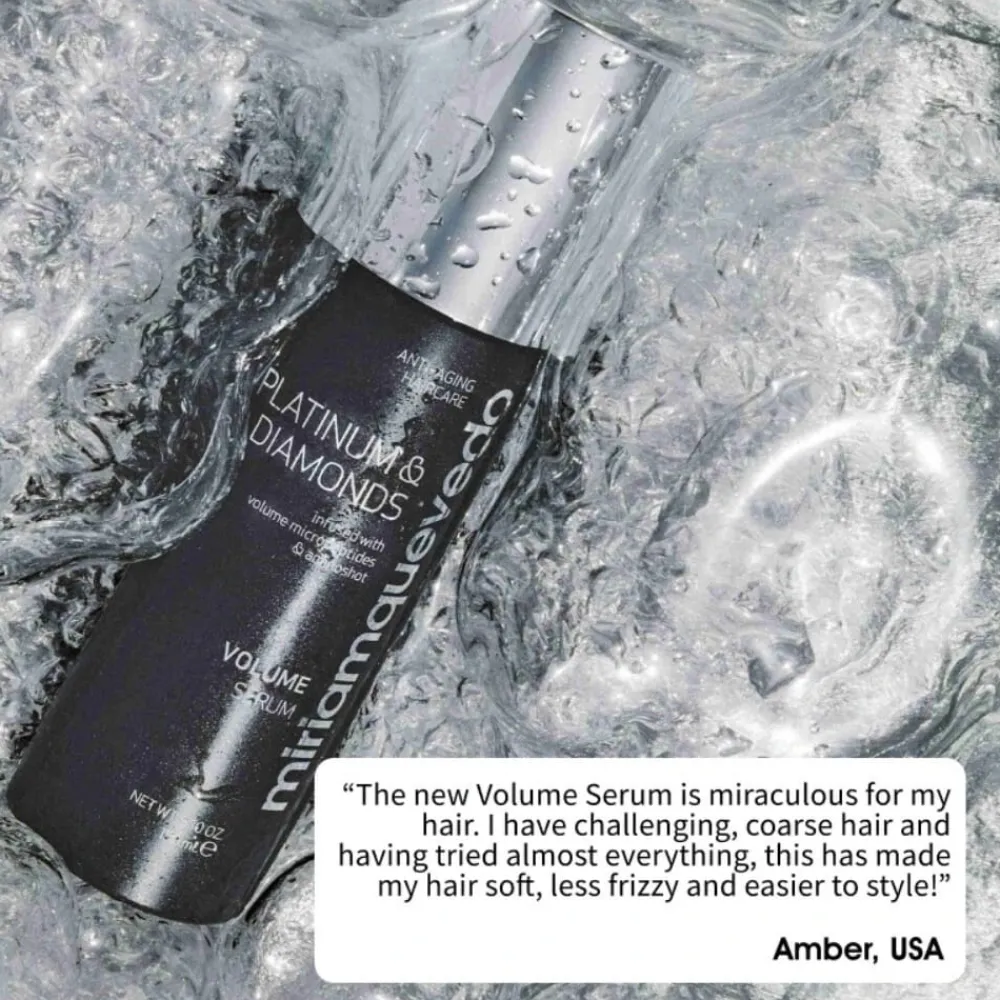 Miriam Quevedo Styling|Hårpleie|Platinum & Diamonds Volume Serum