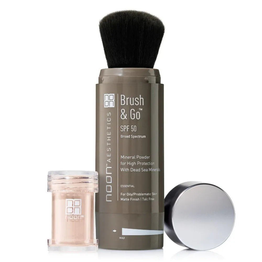 Noon Aesthetics Med Solfaktor|Ansikt|Brush & Go SPF 50 - Oily Skin 01