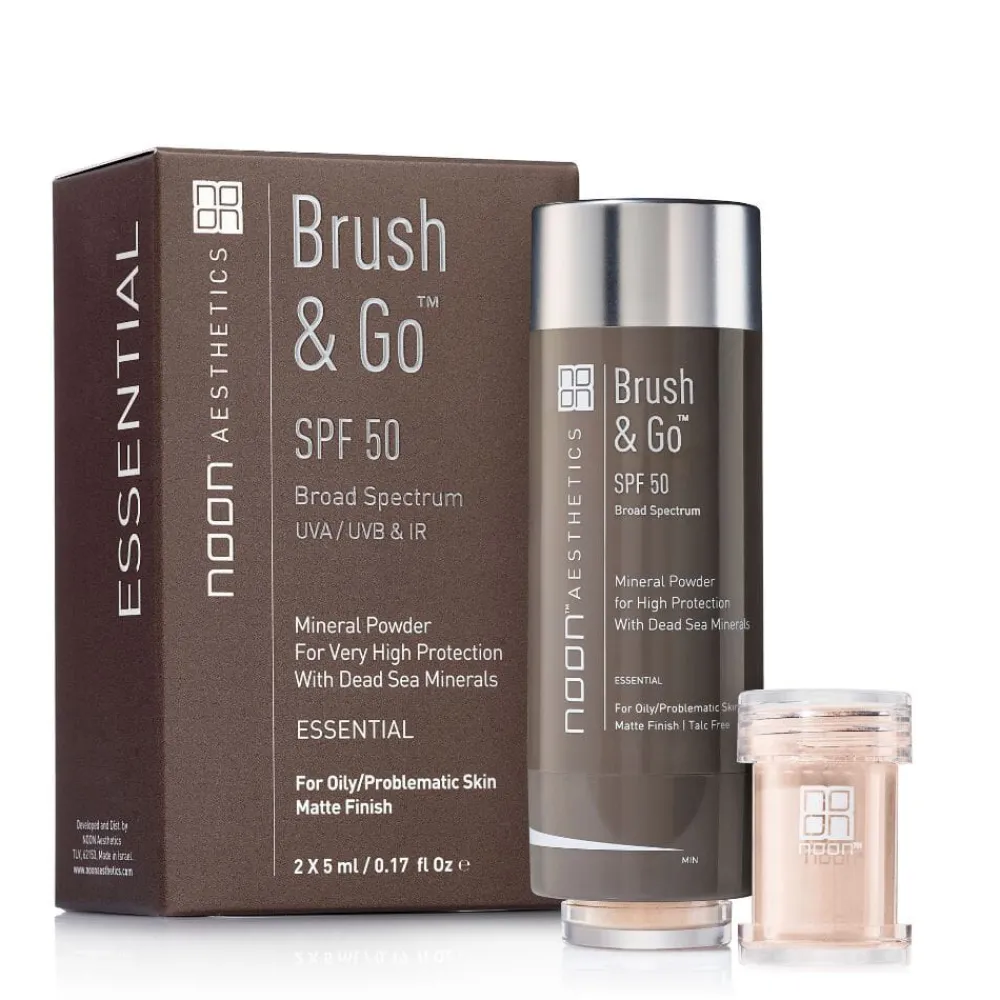 Noon Aesthetics Med Solfaktor|Ansikt|Brush & Go SPF 50 - Oily Skin 01