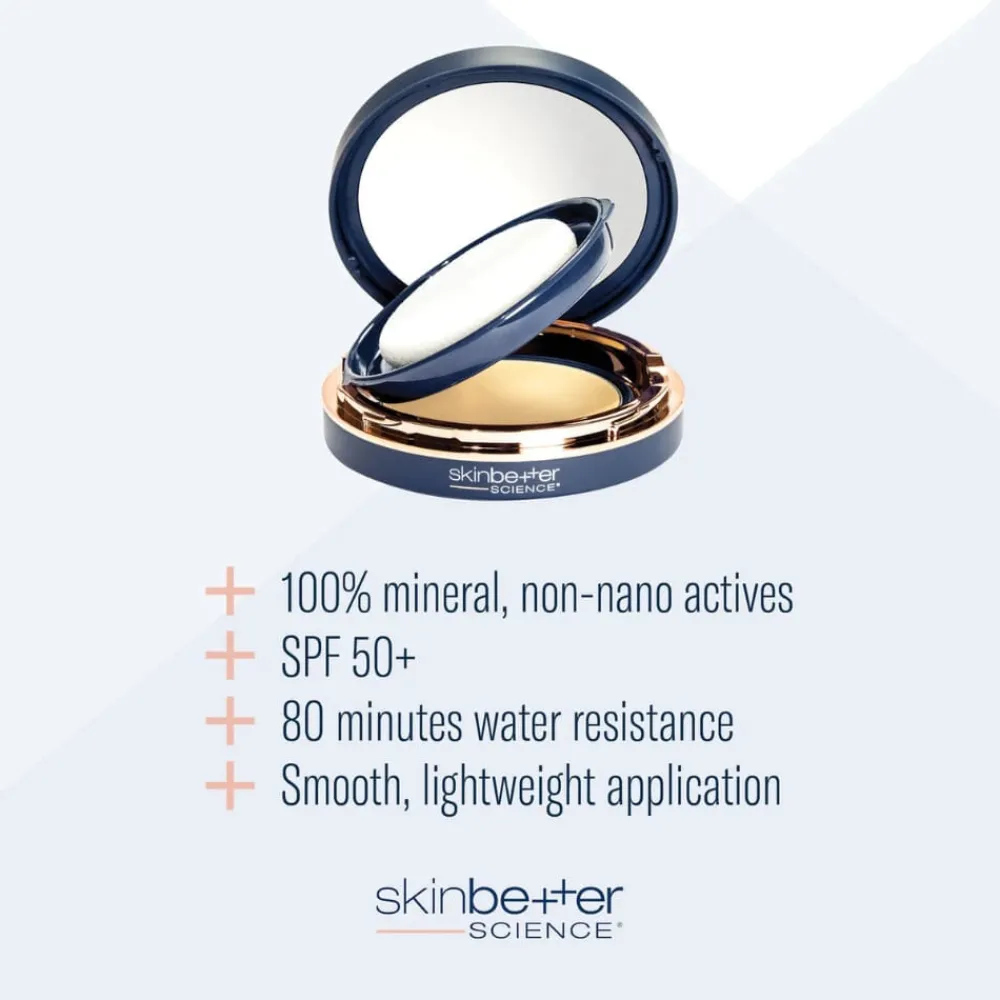 Skinbetter-Science Sol Og Selvbruning|Skinbetter Tone Smart SPF 50+ Sunscreen Compact