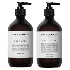 Sprekenhus Bodylotion|Dusj Og Bad|Body Wash & Lotion Gift Set Oriental Plum