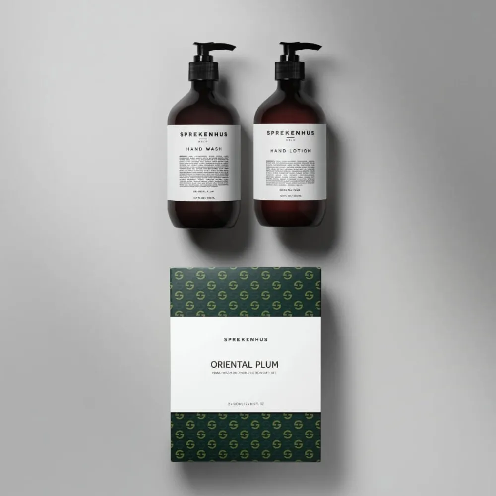 Sprekenhus Produktkit|Håndpleie|Hand Wash & Lotion Gift Set Oriental Plum